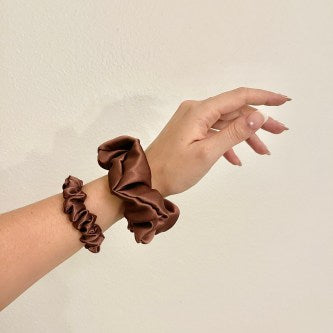 Espresso Brown Scrunchie