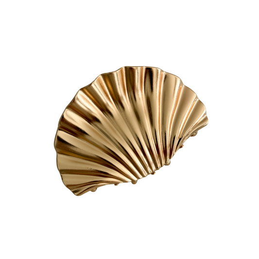 Icon Shell Claw Clip Gold