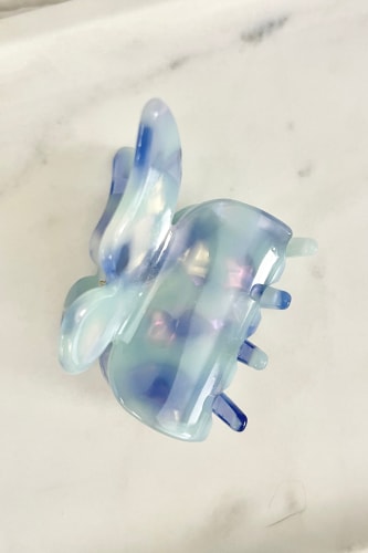 Blue Butterfly Hair Clip