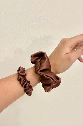 Espresso Brown Scrunchie