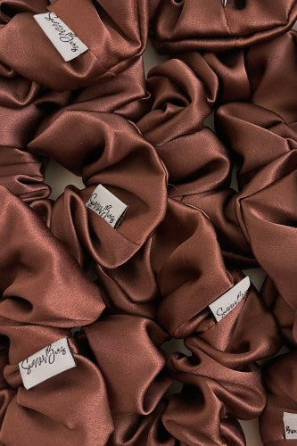 Espresso Brown Scrunchie