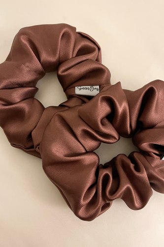 Espresso Brown Scrunchie