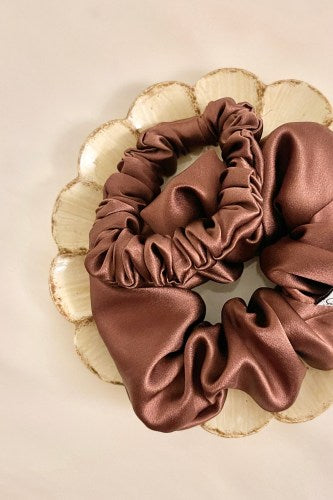 Espresso Brown Scrunchie