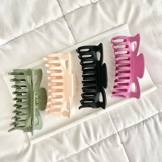 Purple BIG Claw Clip